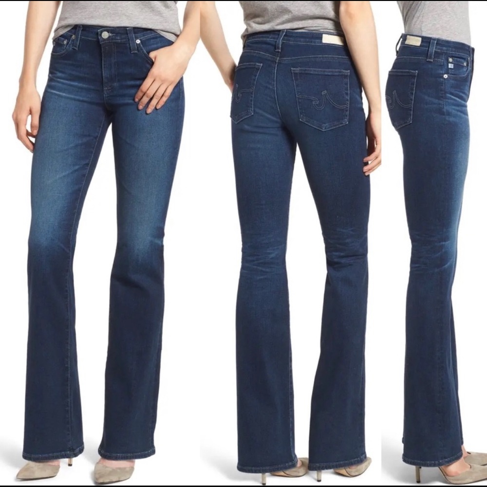 NEW Adriano Goldschmeid The Angel Boot Cut Blue Jeans